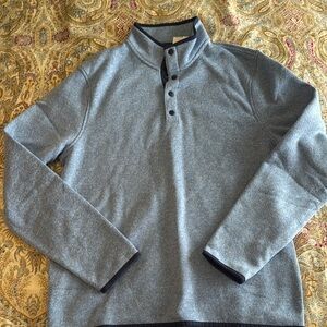 Gray Button-Up Sweater